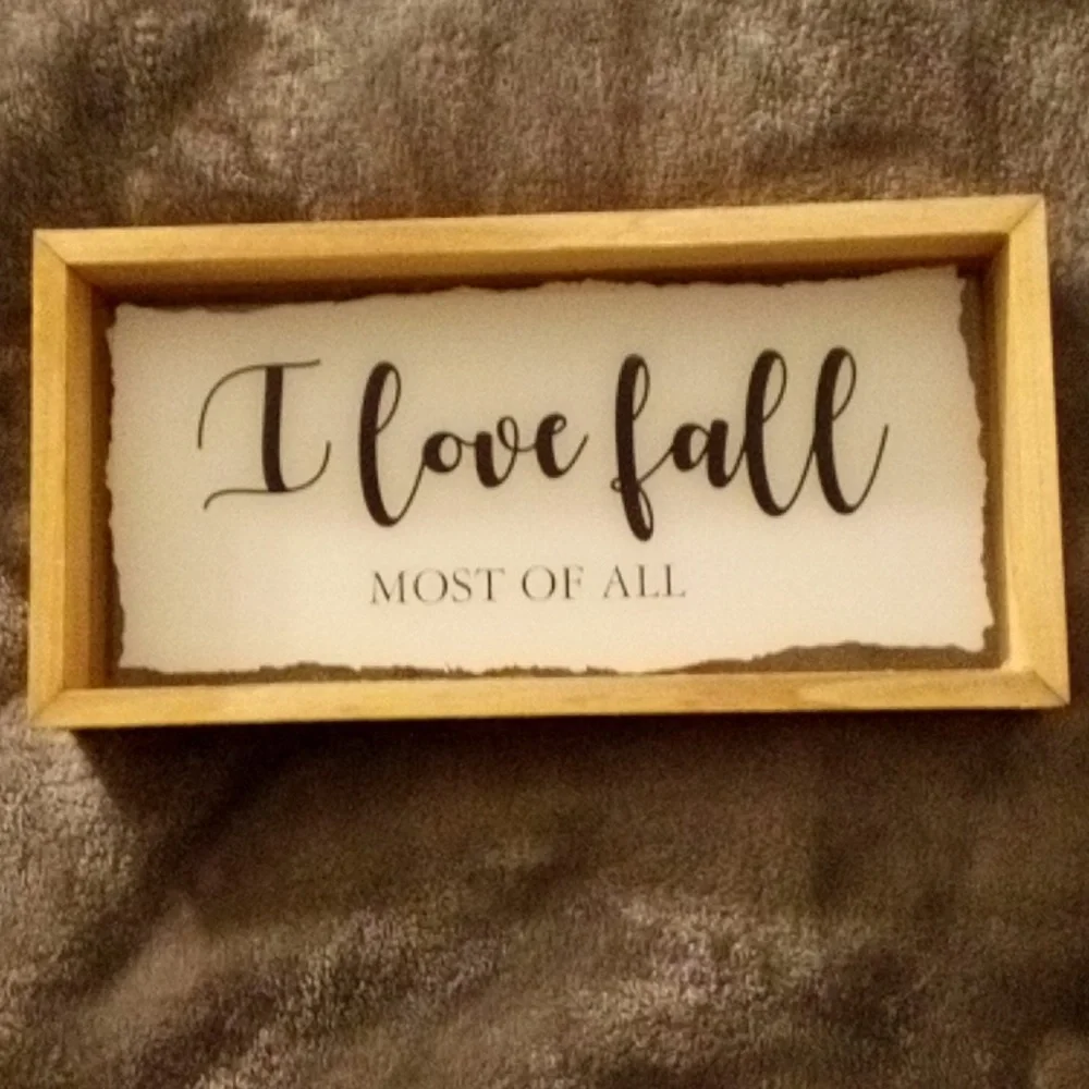 NEW (I LOVE FALL MOST OF ALL) WOOD + GLASS 😁